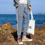 Трендовые джинсы, универсальный приталенный комбинезон, штаны, 2020, осенние, свободный прямой крой