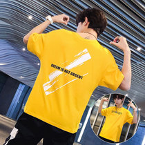 Antarctic mens short-sleeved t-shirt 2020 summer new fashion trend brand loose cotton casual clothes half-sleeve C