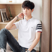 Antarctic summer Korean youth Polo shirt fashion new mens short-sleeved t-shirt half-sleeve tide casual clothes C