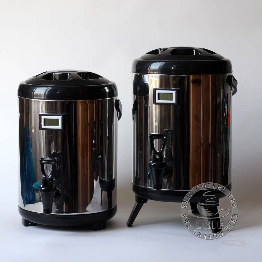 Eric Eric Trade Original Stainless Steel temperature insulation drum 8l insulation tea bucket for milk tea shop