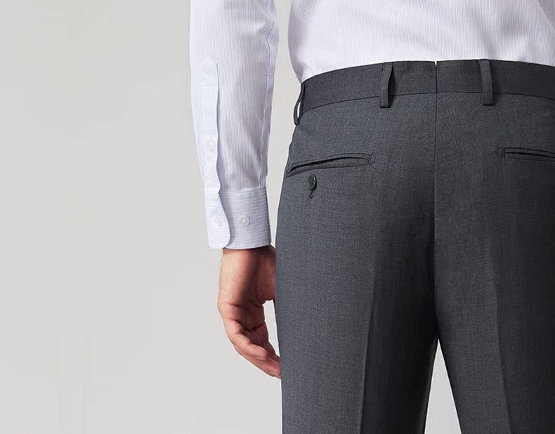 Suit nam phù hợp với len màu xám kinh doanh phù hợp với bộ đồ mỏng Chú rể thắt nút đám cưới tốt nhất người đàn ông ăn mặc chuyên nghiệp - Suit phù hợp đồ vest nam