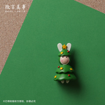 Christmas tree long-eared rabbit cartoon cute pushpin studs Cork Plank felt board decoration refrigerator stickers strong magnetic stickers