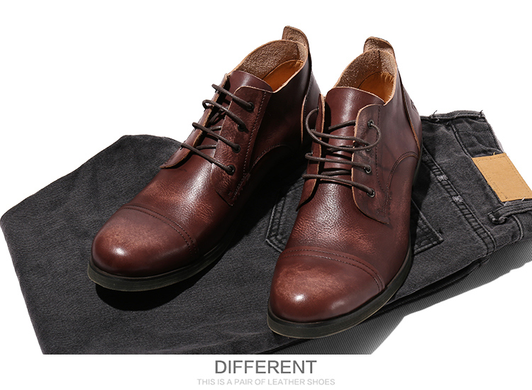 Thời trang phong cách Người Anh Martin khởi động nam vòng đầu da ren khởi động của nam giới cao-top casual retro khởi động xu hướng giày giầy âu nam