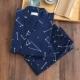 Bộ đồ ngủ phong cách Nhật Bản mùa xuân và mùa thu vài đôi nam nữ kimono cotton và lanh phù hợp với cotton đôi gạc Nhật Bản quần áo hấp cỡ lớn do ngu