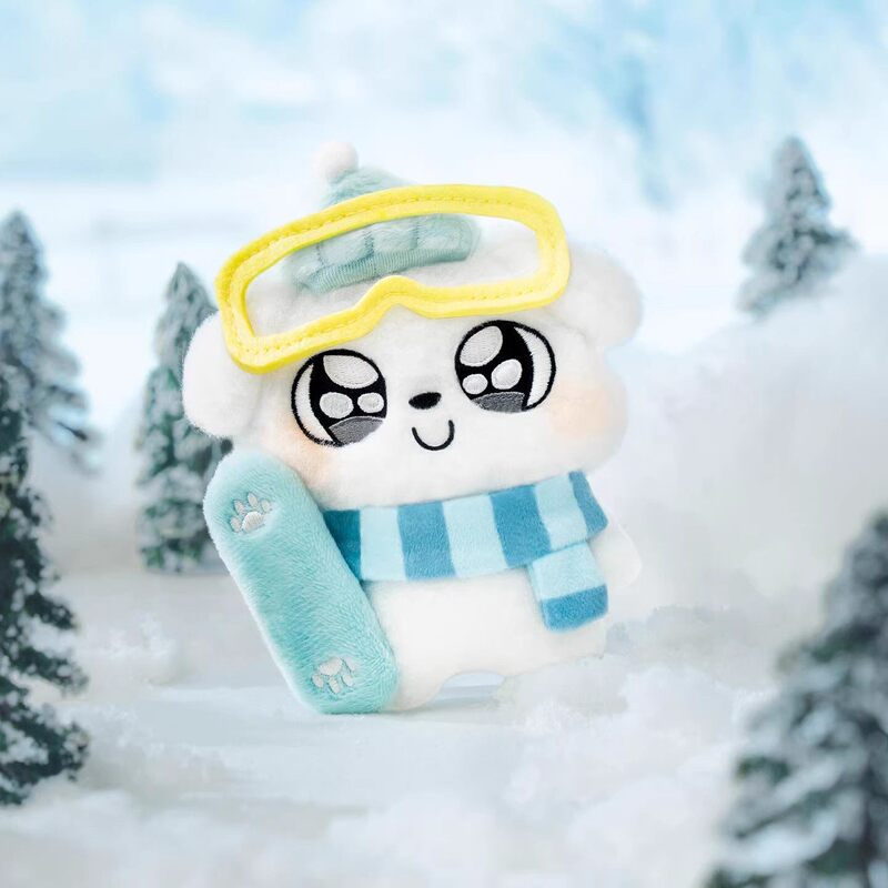 Authentic Wanyidian Infinite Dog Winter-Warmth Companion Plush Pendant Blind Box Trendy Toy Doll Girl Gift Merchandise