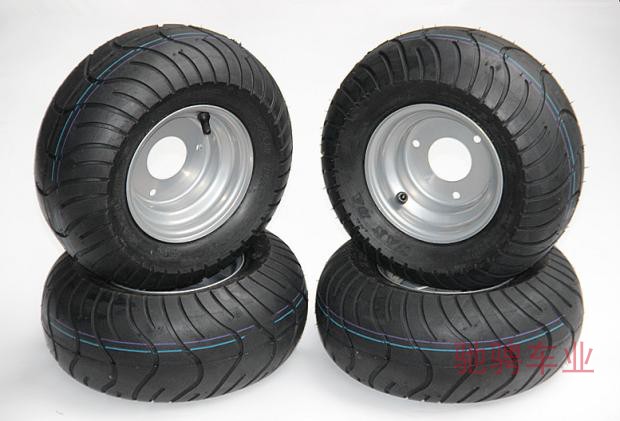 DIY go-kart tires Homemade small four-wheel ATV scooter 13X6 50-6 inch road tire with hub