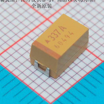 TAJE337K010RNJ tantalum capacitor 330uF (337) ± 10% 10V supply AVX imported original E type