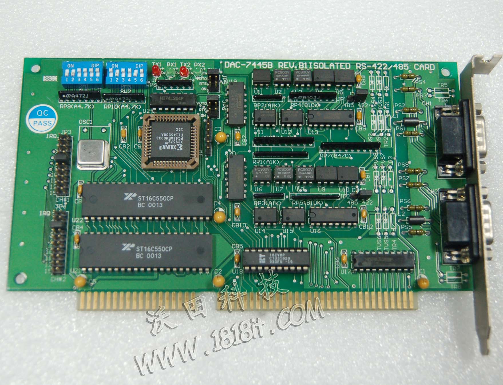 Ares DAC-7445B REV B1 Communication Card RS-422 485