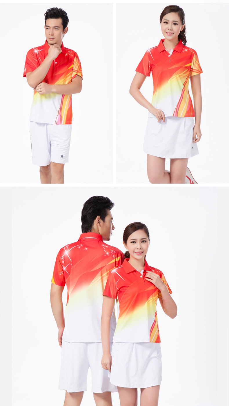 Áo thun thể thao tay ngắn nam và nữ mùa hè mới XL áo thun nửa tay mỏng, đồng phục nhóm nhảy vuông đồng phục thể thao - Thể thao sau quần áo thể thao nam cao cấp