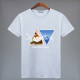 T-shirt với kích thước lớn ngắn tay t-shirt. Quần áo rộng nửa tay áo T-shirt đáy của nam giới xu hướng bông mùa hè