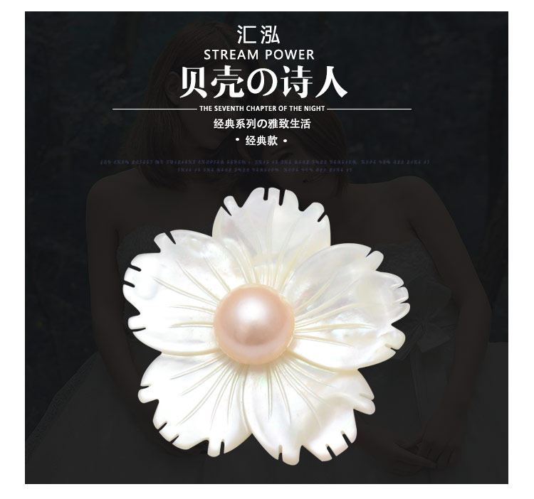 Broche femme en Nacre - Ref 1187138 Image 30