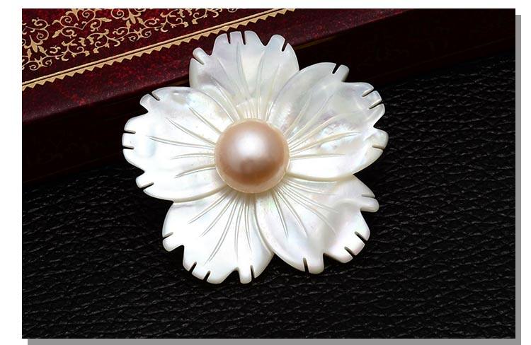 Broche femme en Nacre - Ref 1187138 Image 33