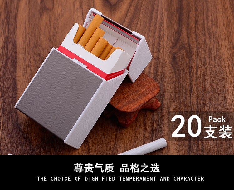 Gói thuốc lá nhẹ hơn 20 que di động có sạc USB thuốc lá bật lửa cá tính sáng tạo đàn ông mảnh mai - Bật lửa hột quẹt sạc điện