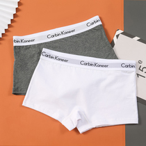 Ladies underwear handsome T-pure cotton tide cards neutral wide edge loose student quartet triangle breathable underwear