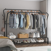 Simple Wardrobe Hung Hanger Dorm Room Rental House Cloth Art Clothes Rack Home Iron Frame Subbedroom Containing Modern Brief