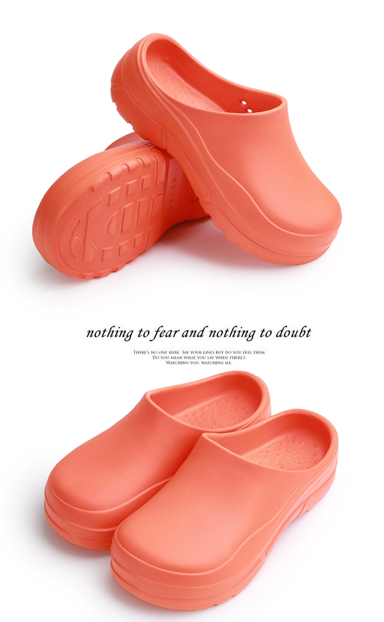 Non-hole surgical shoes, toe-toe shoes, medical EVA slippers, doctor shoes, clean room shoes, food shoes, waterproof clearance 119