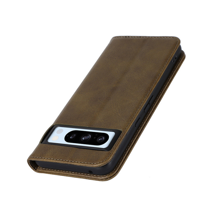 8, 8 Pro Leather Magnetic Wallets Folio Flip Synthetic Leather Card Holder Wallets Business Kickstand Folding Stand Google