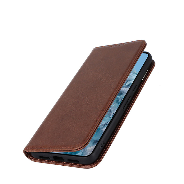 8, 8 Pro Leather Magnetic Wallets Folio Flip Synthetic Leather Card Holder Wallets Business Kickstand Folding Stand Google