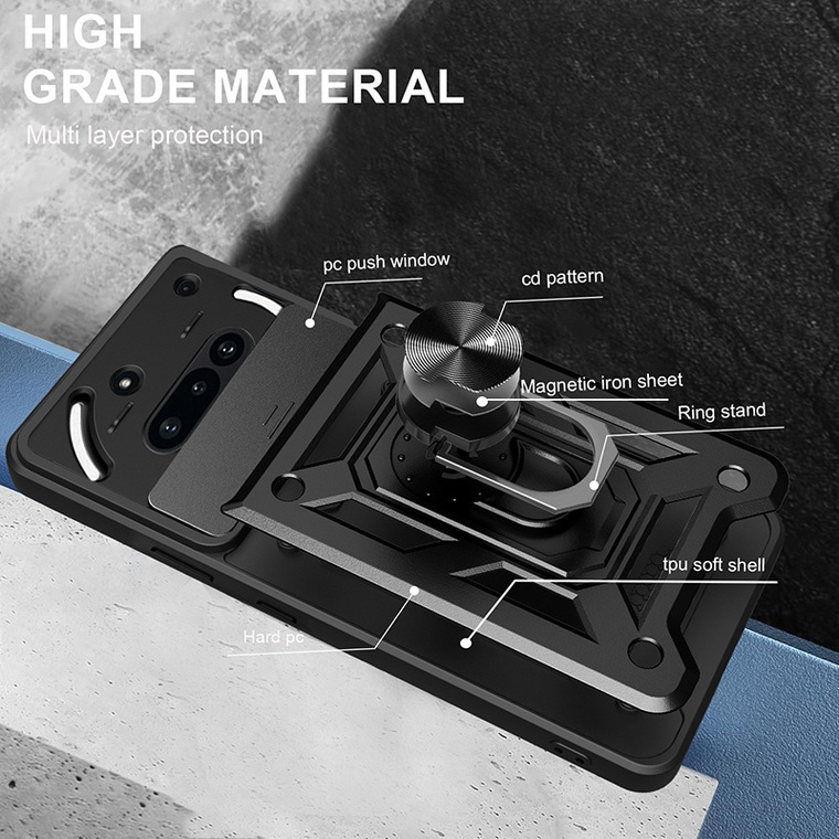Rugged Rotating Ring Camera Nothing Phone Case