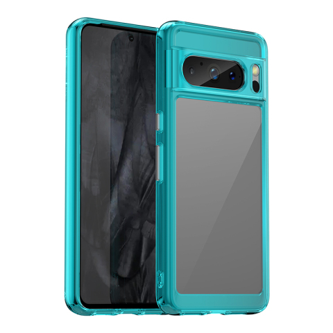 Green — Tough Shockproof Transparent Clear 8, 8 Pro Google Pixel Phone Case