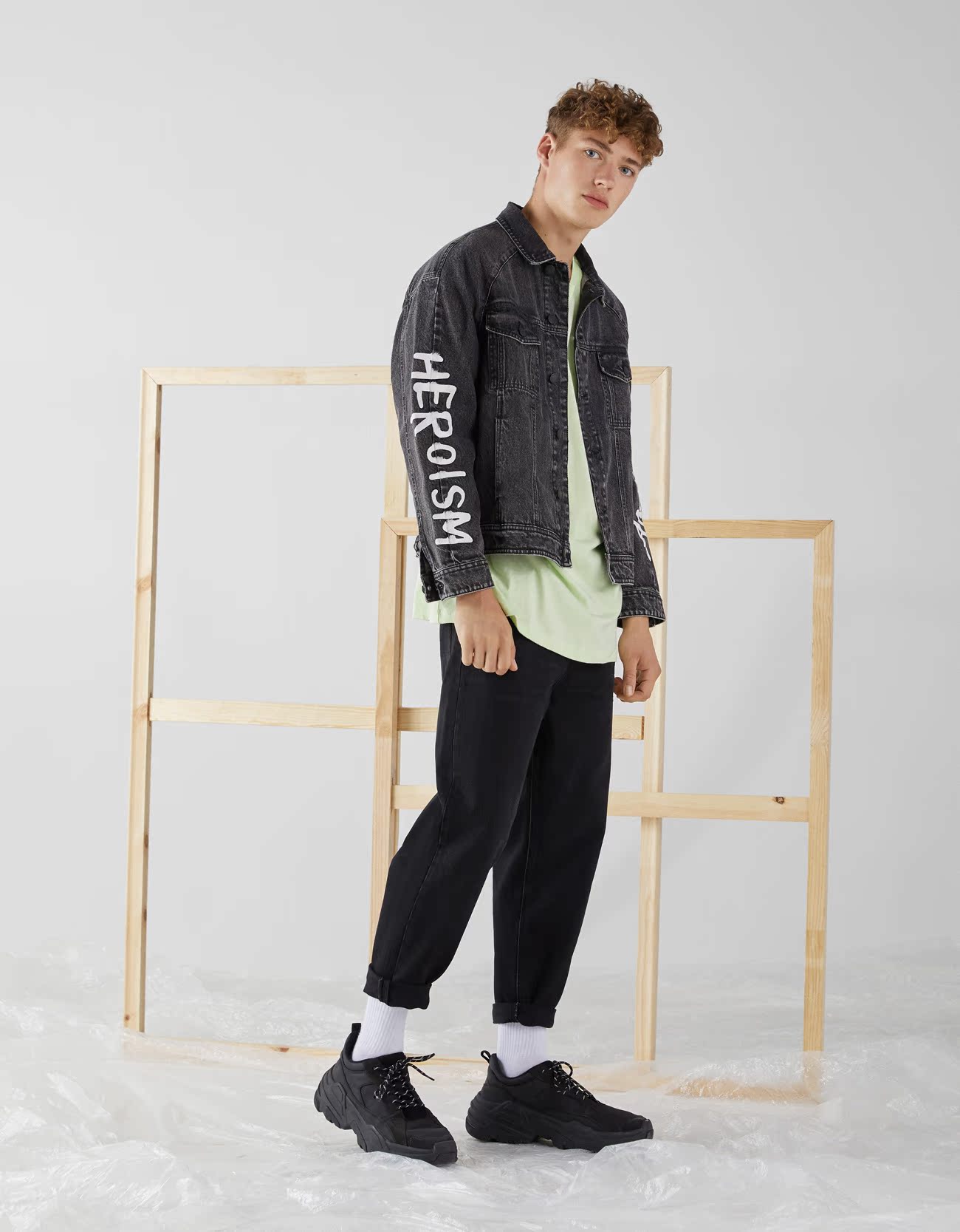 Blouson homme BERSHKA manches longues - Ref 3117418 Image 24