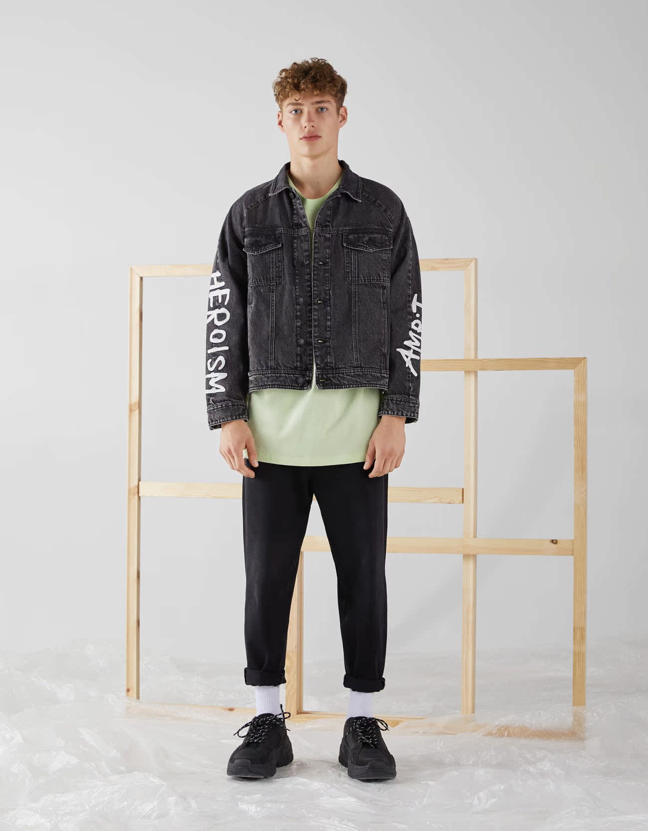 Blouson homme BERSHKA manches longues - Ref 3117418 Image 26