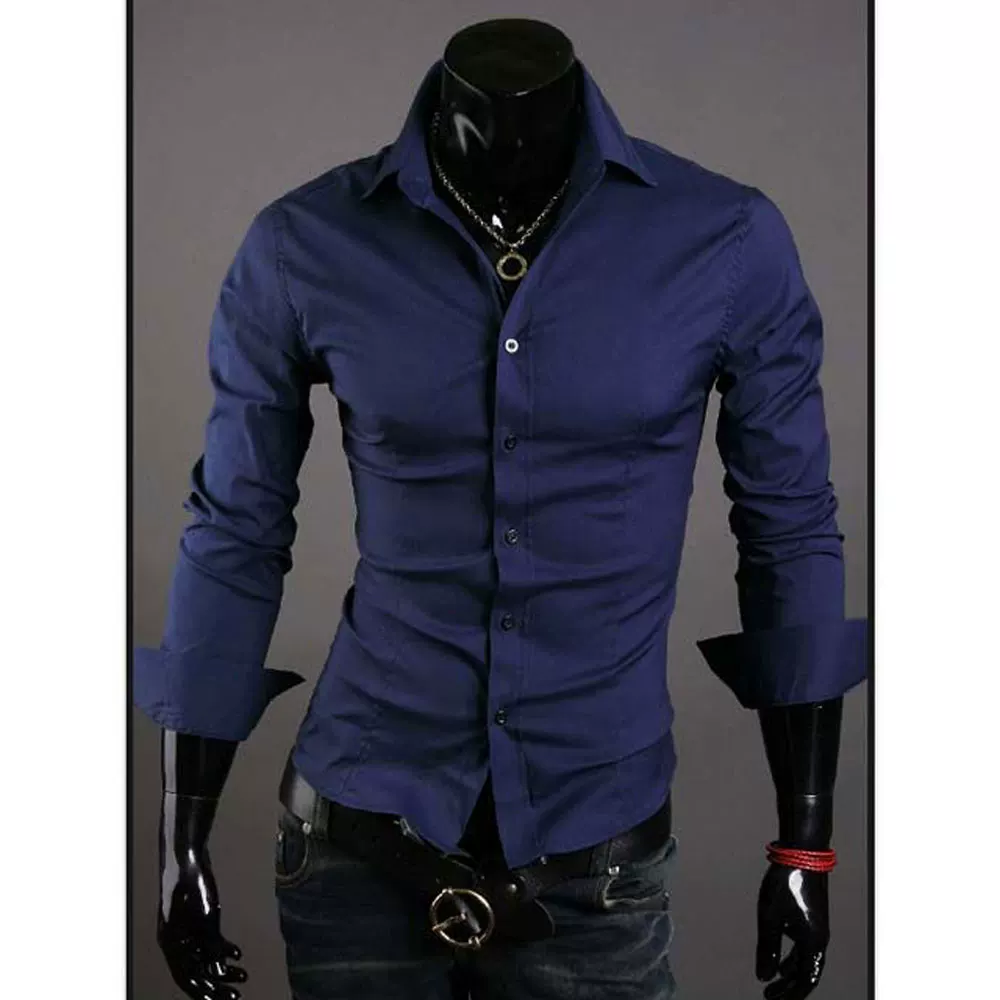 Универсальная рубашка, slim fit, корейский стиль