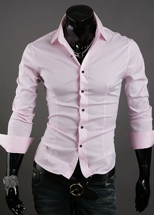 Универсальная рубашка, slim fit, корейский стиль