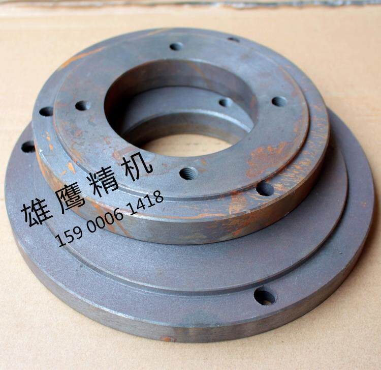 车床法兰盘C6D8C8三爪卡盘过度盘200 250320车床主轴链接盘6140型