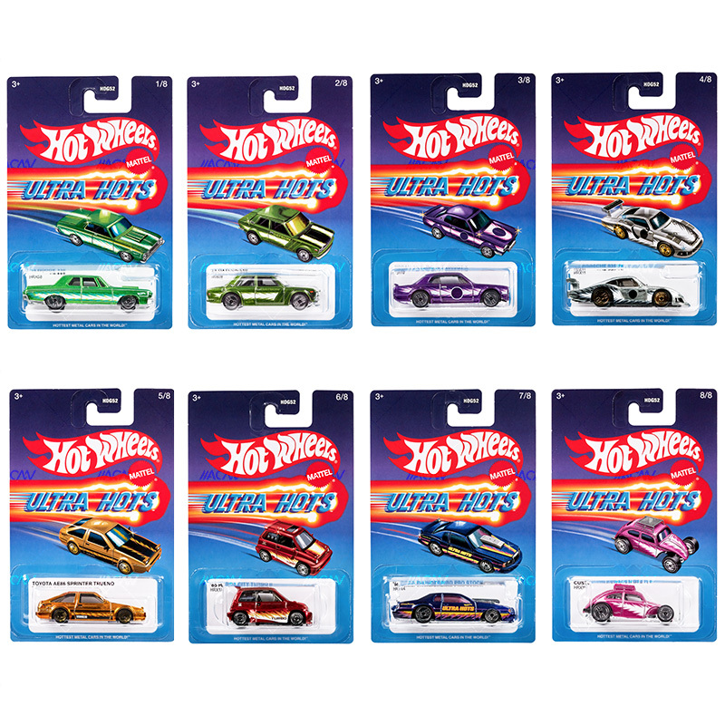 Hot Wheels Super Hot Series Neon Speed City Toyota Set Small Car Alloy Car Model Hlh72