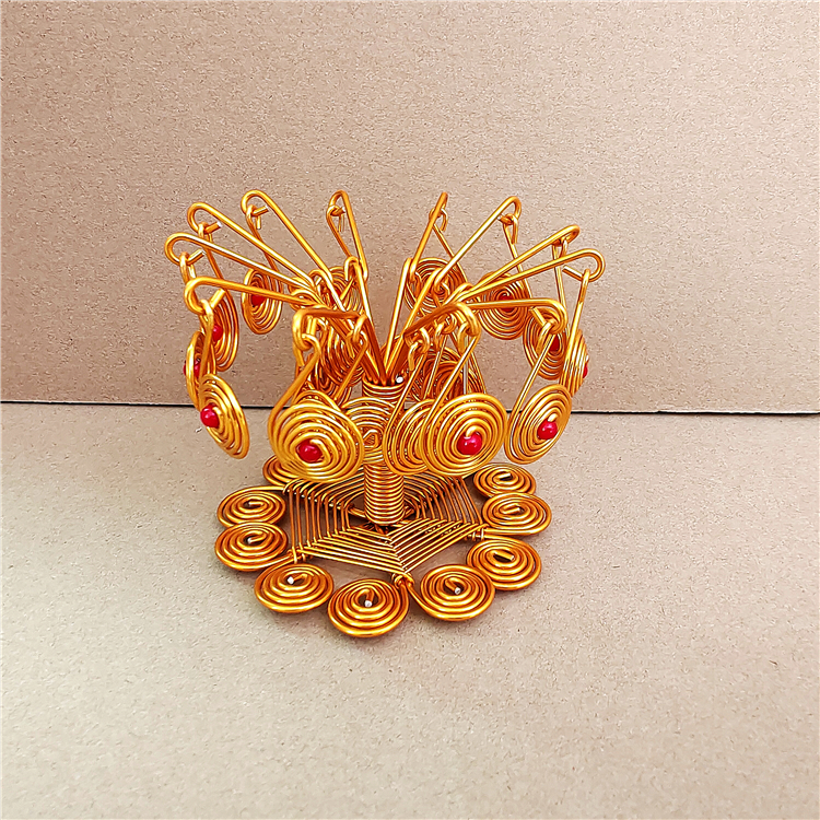 (small number of fortune-making tree models) Handmade aluminum wire process Gift swing accessories Fortune Tree Styling Tourism Swing Stall Stock Source Swing