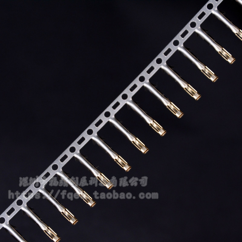 DuPont reed 2 54MM pitch DuPont cold pressed head DuPont terminal(half-gold plated)