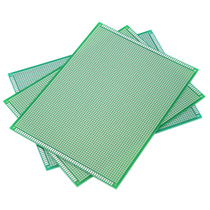 15 * 20CM sided spray tin glass fiber green oil Mighty Plate Tinned Hole Dongle with plate PCB Experiment plate thickness 1 6mm