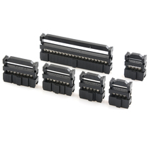 FC crimping head 6 8 10 14 16 20 26 30 34 40 50P 50P cable head 2 54MM 3 pieces