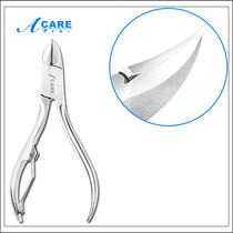 Acare nail clippers pedicure knife nail scissors stainless steel portable nail clippers home beauty salon set