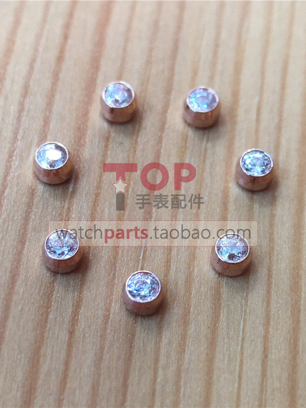 Watch Dial with Sliding Diamonds, Movable Decorative Diamonds Suitable for Chopard Happy Diamonds Watch