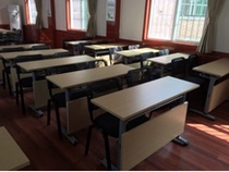 Office furniture free combination flap table Training table folding pulley size conference room table and chair Exhibition table