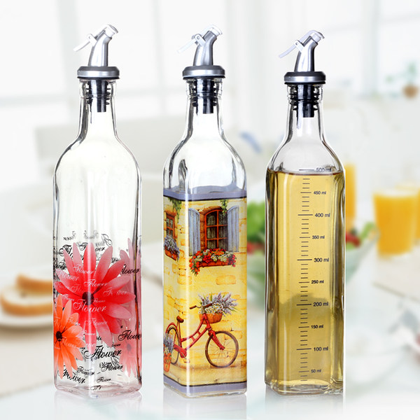 米豆爱裳 防漏大号玻璃油壶 500ml 优惠券折后￥8.8包邮（￥11.8-3）