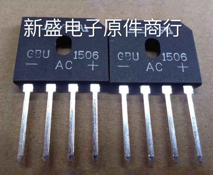 Straight shot new rectifier bridge GBU1506 GBU1508 rectifier 15A