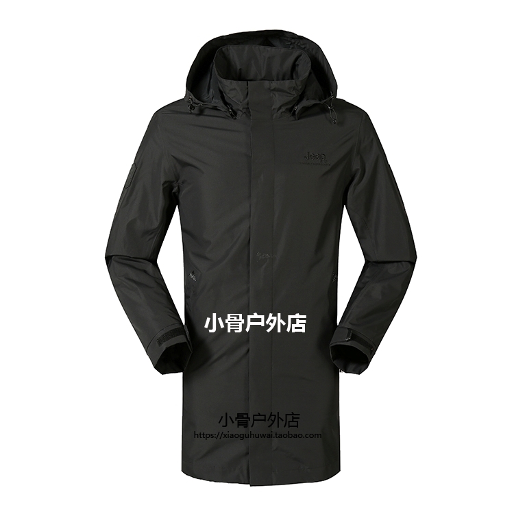0JEEP gip outdoor 2018 autumn winter new male style long version single windcoat jacket J832197002