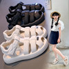 Boys and girls toe-cap sandals, medium and large children's thick-soled Roman shoes