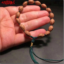 Little party member olive core small seed iron core protocortex string 0 8 bracelet small size natural olive humi beads bracelet