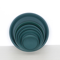 Green mountain basin green tray large flowerpot base green Luo fleshy flowerpot tray round household water tray