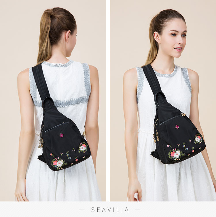 Shi Wei 2019 mới đeo vai nữ Oxford vải canvas thời trang mini siêu lửa hoang dã phụ nữ giản dị nhỏ ba lô - Ba lô shop balo nữ