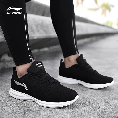 Li Ning, туфли, дышащая нескользящая амортизирующая спортивная обувь для отдыха, подходит для подростков