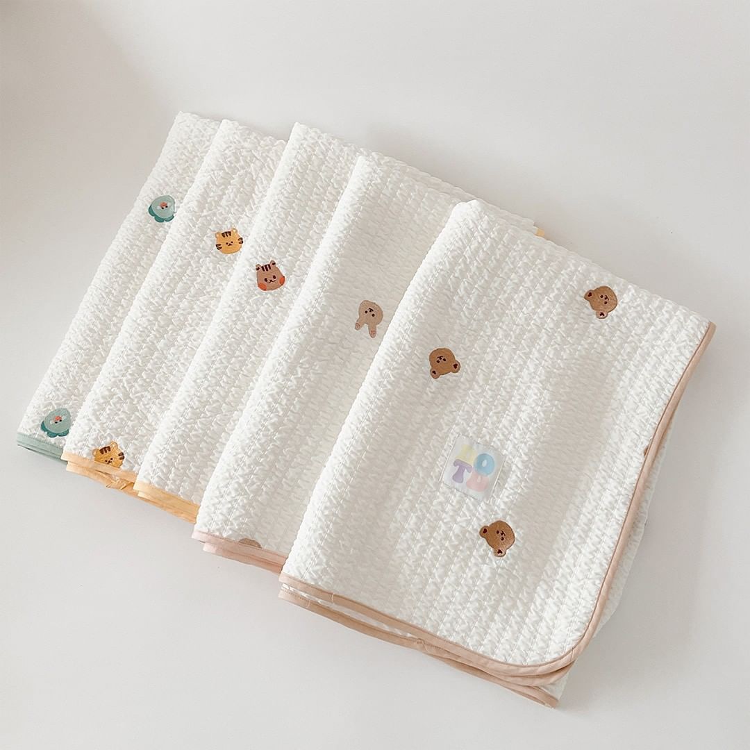 South Korea Dottodot Bamboo Fiber Cool Sense Baby Children Summer Thin Little Quest Baby Cart Cart Cart Cart Cart Cart Cart