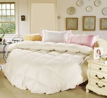 роскошь 95% белый бархат пух круглый одеяло, круглый бархат кровать круглые постельные принадлежности, зимой супер тепло
