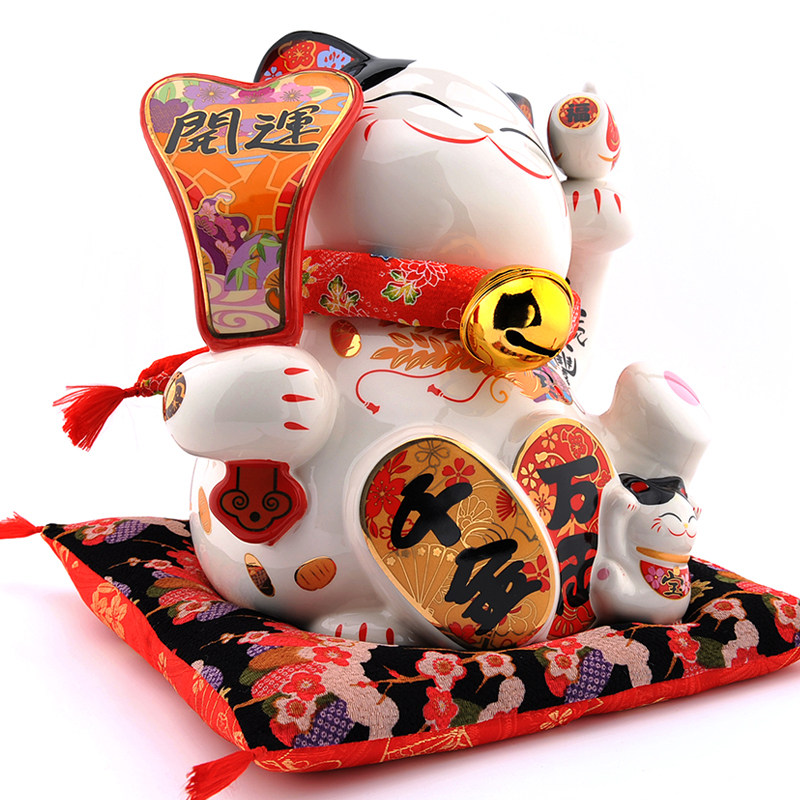 Golden stone workshop to open up the business Cat Ceramics Swing Accessories Big Deposit Money Pot Open New Year Gifts Gift