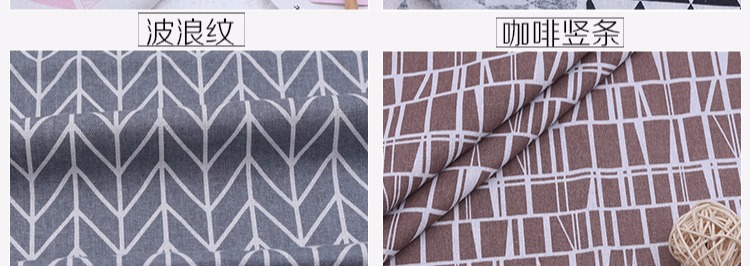 khăn trải bàn bằng vải lanh kẻ sọc bông sofa denim rèm vải hoa trang trí nền handmade vải diy - Vải vải tự làm vải cotton giấy