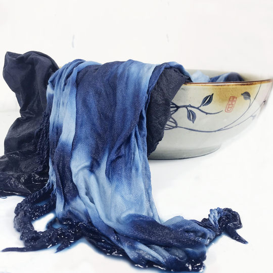 Индиго грязевая краска для тай-дай, паста индиго, окраска растений, ручная работа, пакет материалов для поделок, батик, растение, крашение индиго, печать и крашение без приготовления пищи